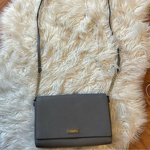 Kate Spade crossbody grey handbag!
